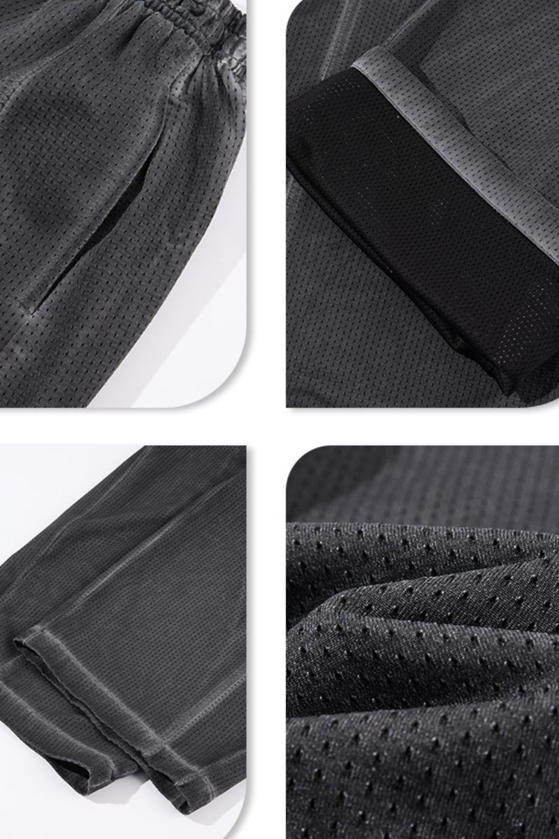 Men's Fall Winter Motorcycle Mesh Stand Collar Washed Jacket