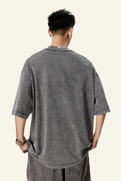 Men's Cotton Heavyweight Washed T-shirt