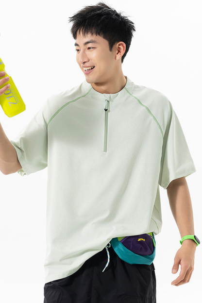 Men's Summer Street Outdoor UPF Antibacterial Quick Dry Tee