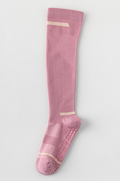 Women Fall Compression Non Slip Knee High Yoga Sports Socks