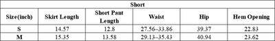 Unisex Quick Dry A-Line Colorblock Cargo Skort AntiExpo