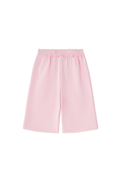 Unisex Fall Clothing Heavy Terry Drawstring Wide Shorts