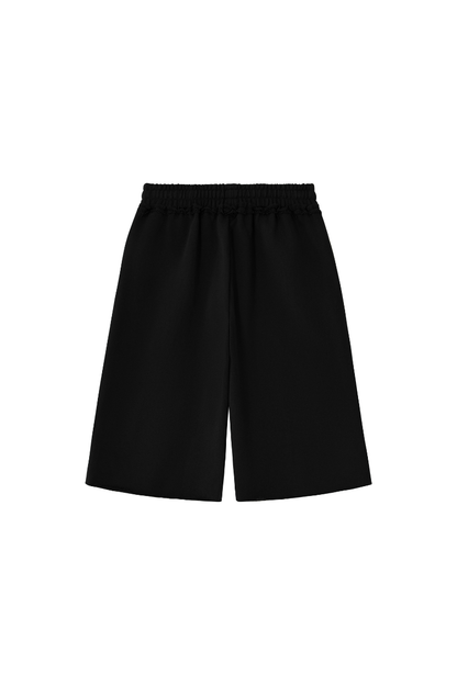Unisex Fall Clothing Heavy Terry Drawstring Wide Shorts