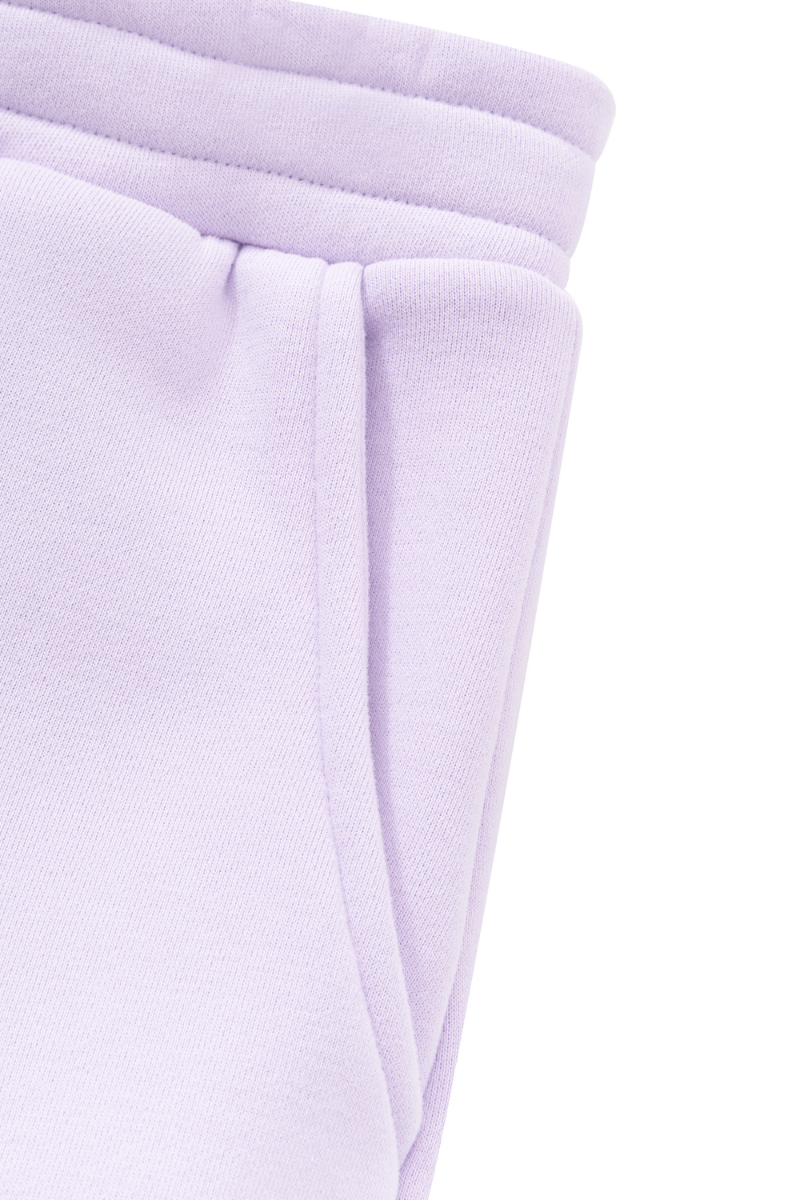 Unisex Fall Clothing Fleece Lined Curved Wide Leg Pants