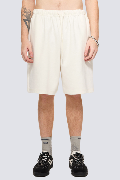 Men's Summer 290g Textured Fleece Loose Elastic Shorts
