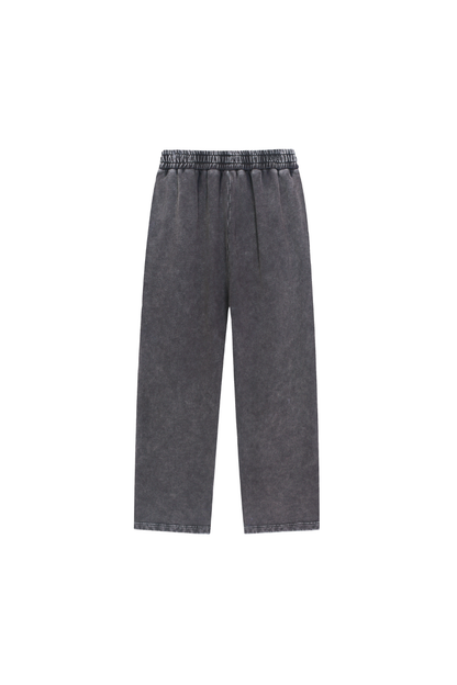 Women's Fall Snow-Wash Straight-Leg Cotton Sweatpants