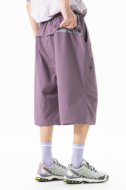 Men's Summer Hiking QuickDry Durable Cargo 7/8 Shorts