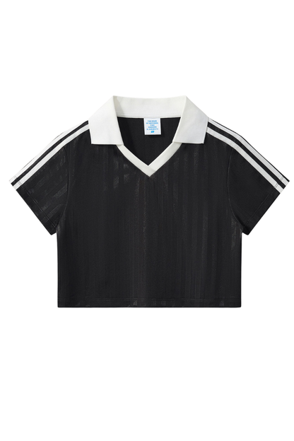 Women's Summer 2026 Football Jersey Street Crop Tee