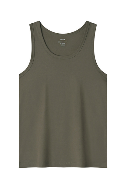 Men‘s Summer 50s Luxury Pima Ice Silk Tank