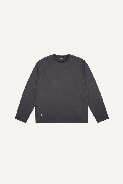 Men‘s COOLMAX LYCRA Wicking Quick Dry Paneled LS Tee