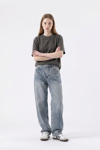 Women's Classic 5-Pocket High Waist Straight Leg Jeans