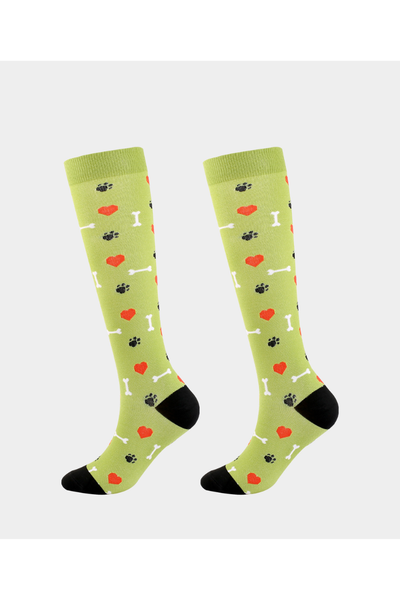 Unisex Fall Halloween Cushioned Knee High Compression Socks