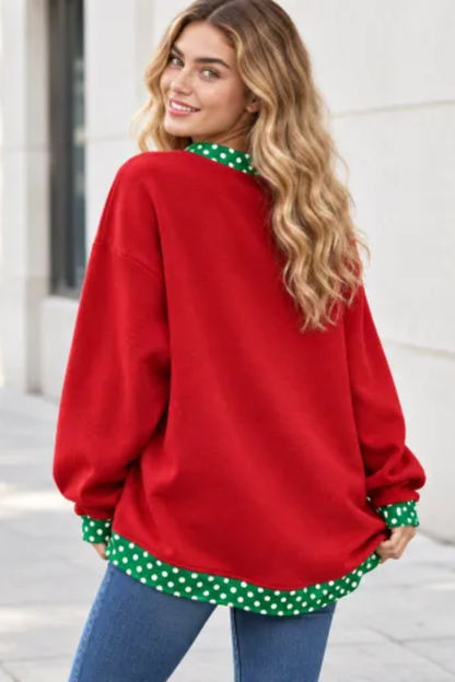 Women Fall Clothing Christmas Merry Letter Sweatshirt