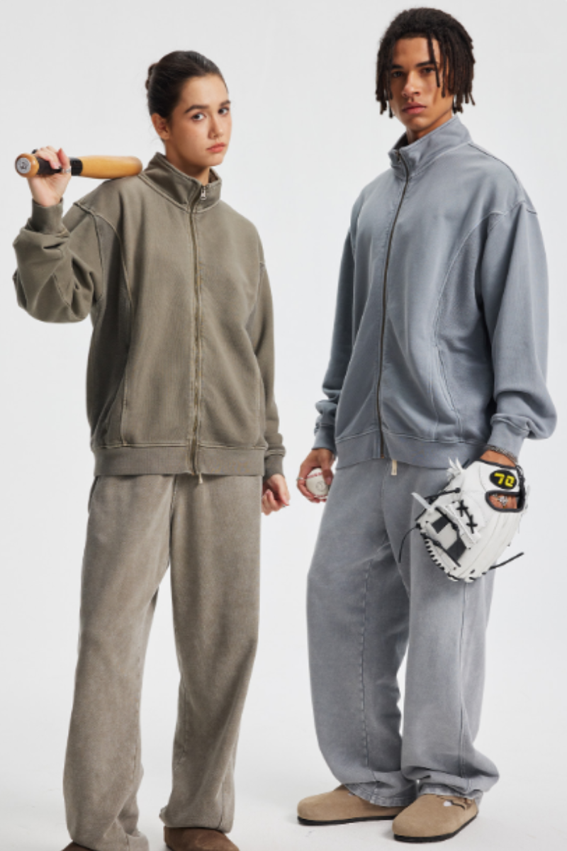 Men/Women's unisex stand-up collar casual jacket for couples