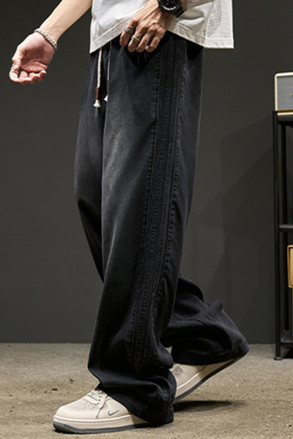 Men's Summer Lightweight Wide Leg Tencel Cargo Pants