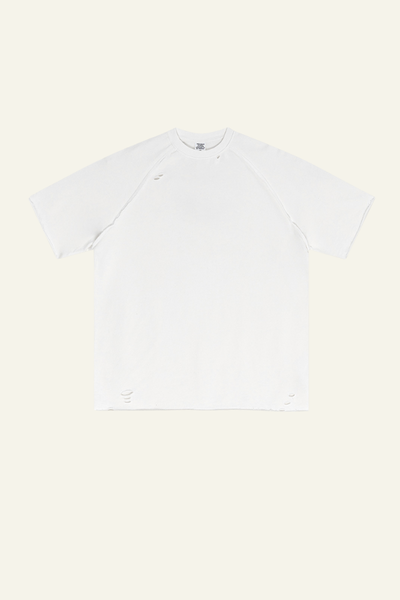 Women's Washed Wax-Dyed Cotton  T-shirt.