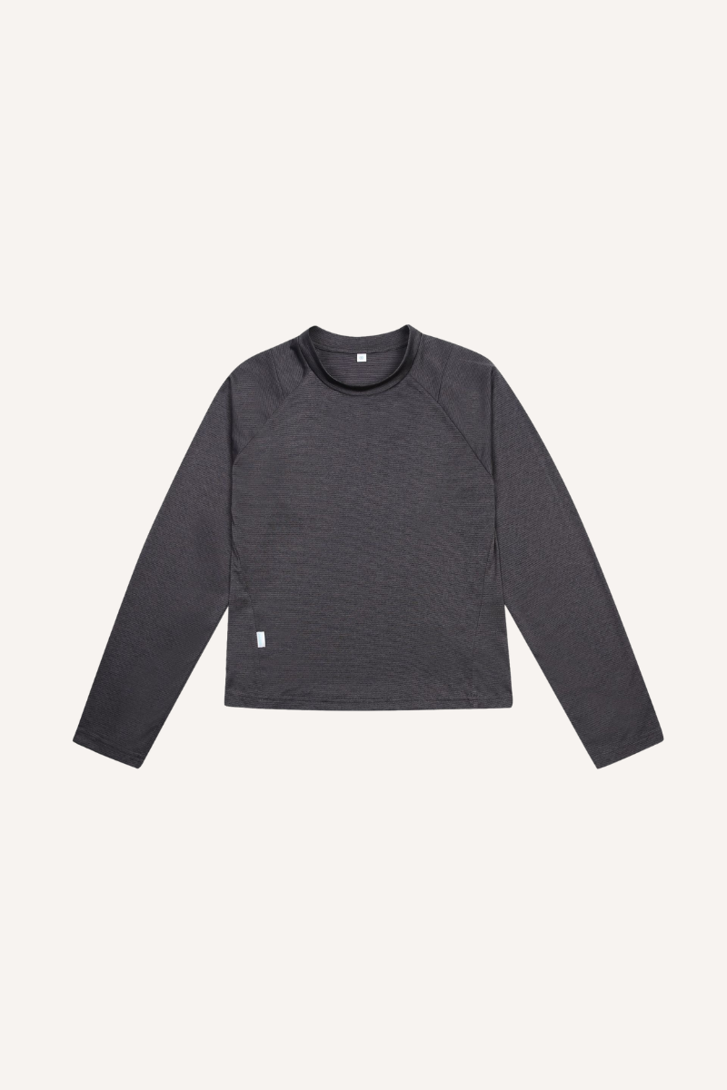 Women‘s COOLMAX LYCRA Wicking Quick Dry Paneled LS Tee