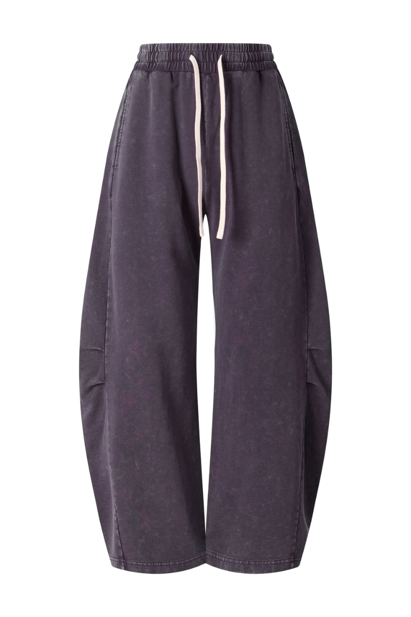 Men's Summer Vintage Washed Cotton Drawstring Cargo Pants