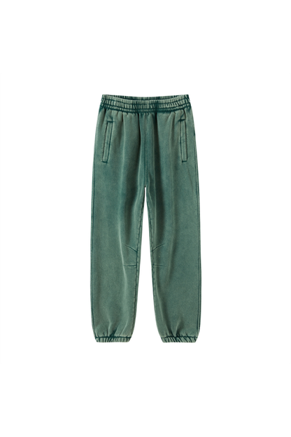 Men Fall Clothing Wax Washed Relaxed Jogger Pants
