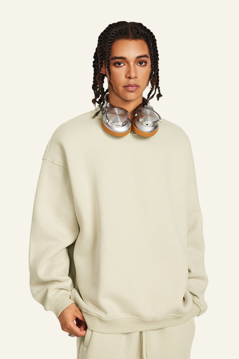 Men's  Streetwear Heavyweight  Pullover
