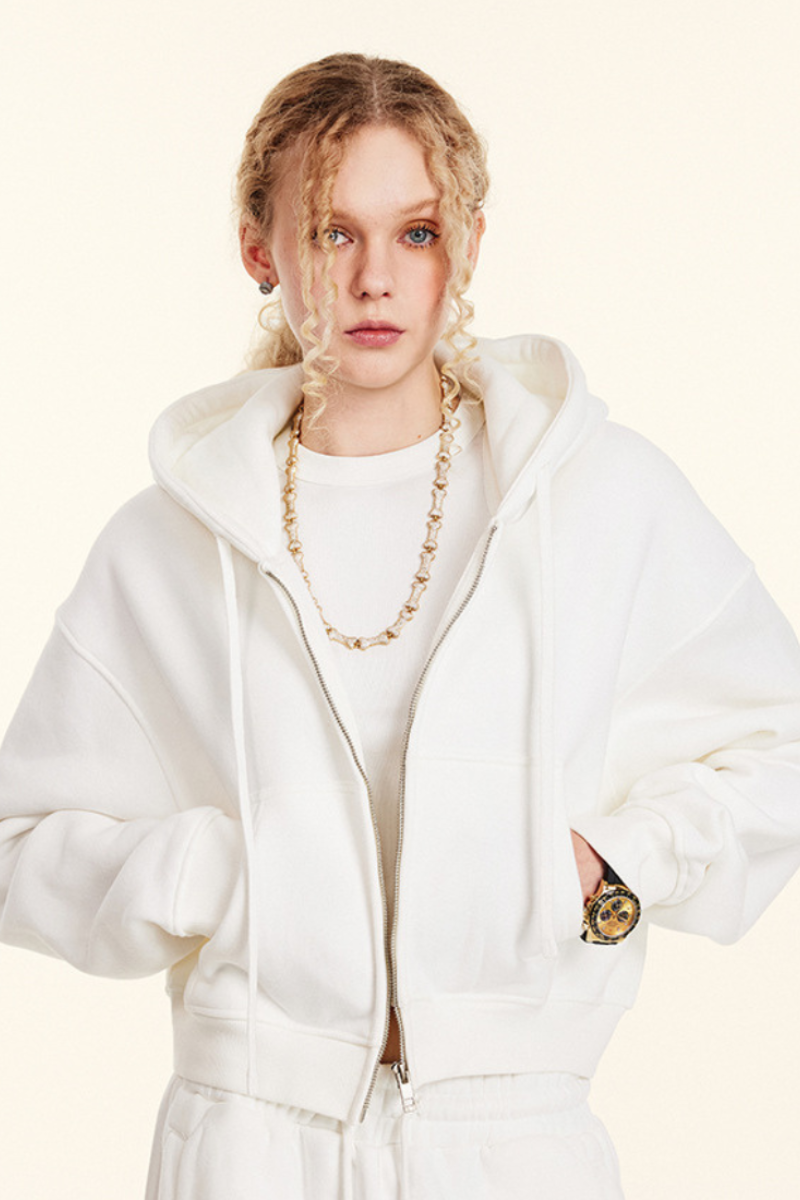 Women's Full Zipper Hooded Jacket