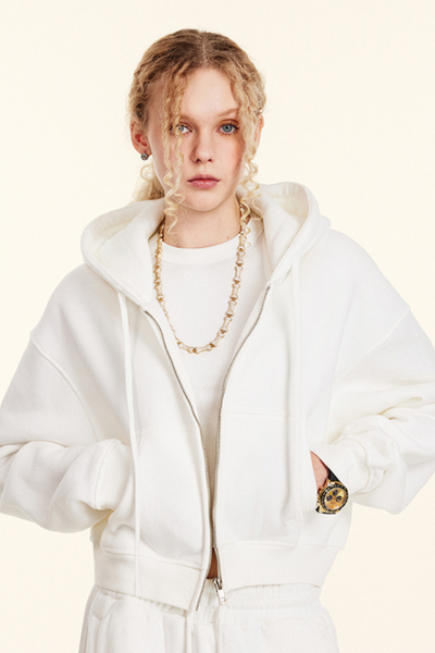 Women's Full Zipper Hooded Jacket