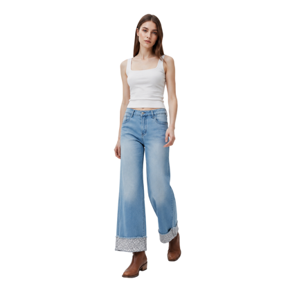 Women's High Waist Wide Leg Jeans