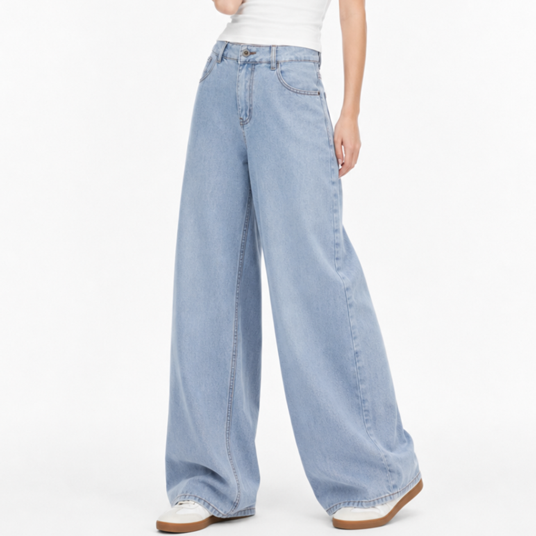 Women's High Waist Wide Leg Jeans