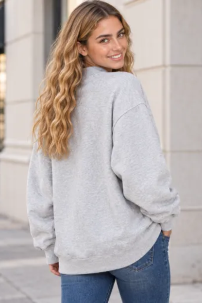 Women Fall Clothing Oversized PRAY Letter Sweatshirt