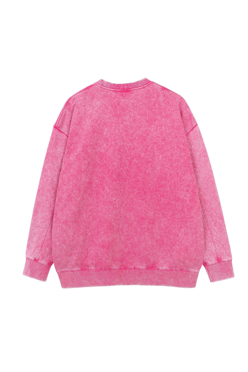 Men Fall Washed Vintage Drop Shoulder Sweatshirt
