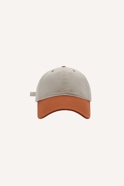 Unisex Colorblock Washed Soft Dad Cap - Street