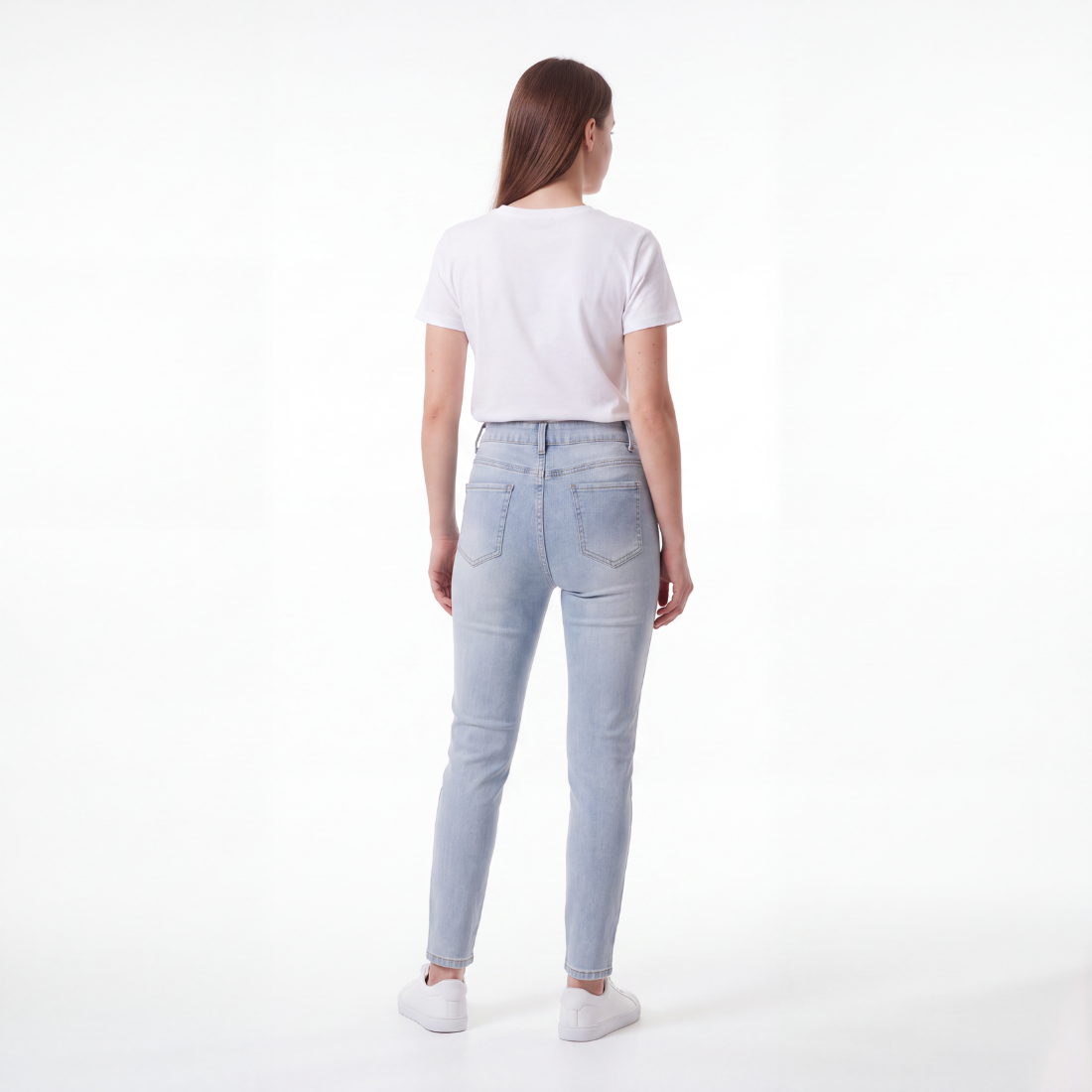 Women's Vintage High Waist Skinny Jeans