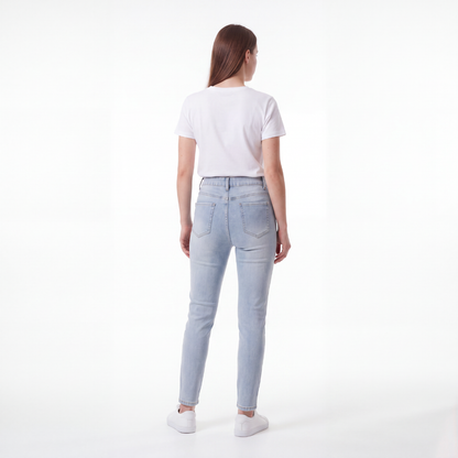 Women's Vintage High Waist Skinny Jeans