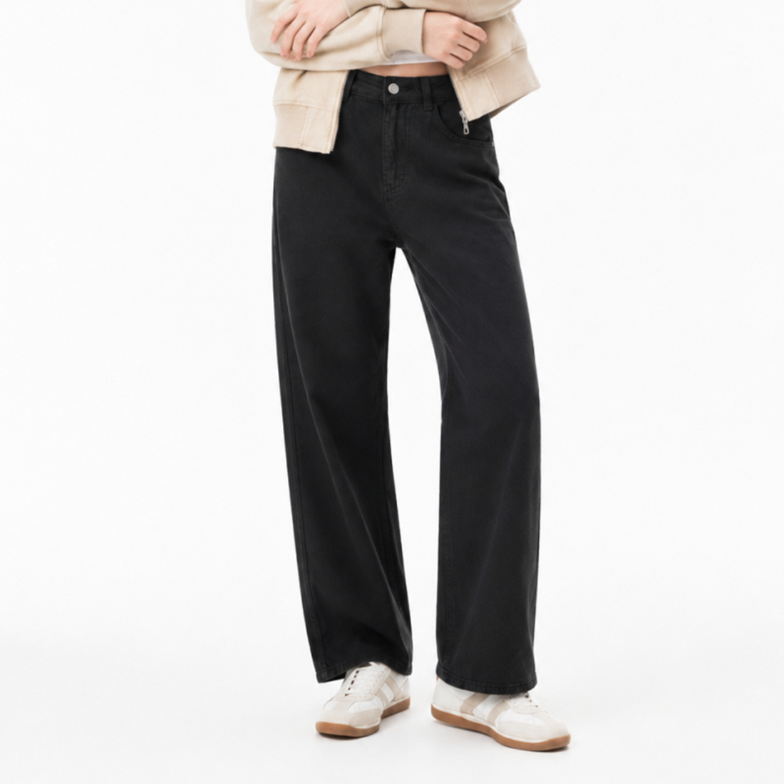Women's & Unisex High Waist Wide Leg Jeans