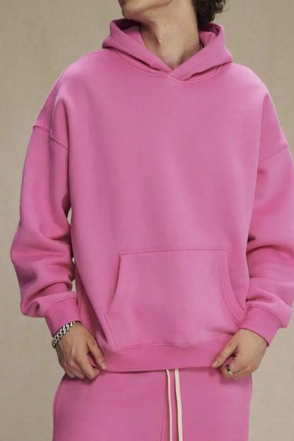 Men's 350G Heavyweight Large Pocket Hoodie Sweatshirts