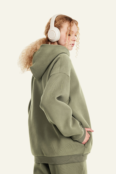 Women's Streetwear Fleece-Lined Hoodie