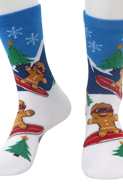 Unisex Christmas Long Cotton Casual Sports Socks