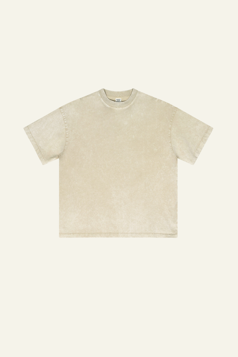Women's Cotton Streetwear Vintage Washed T-shirt