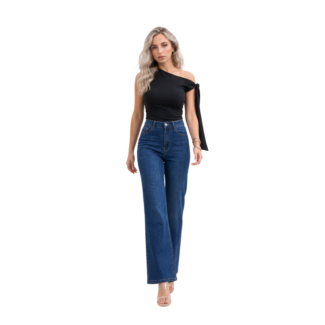 Women's vintage relaxed bootcut jeans