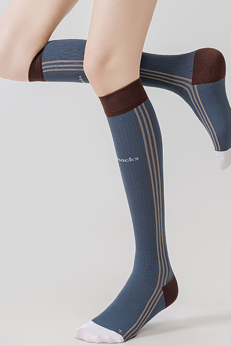 Women's Fall Graduated-Compression Athletic Knee-High Socks