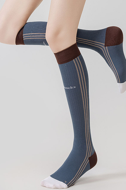 Women's Fall Graduated-Compression Athletic Knee-High Socks