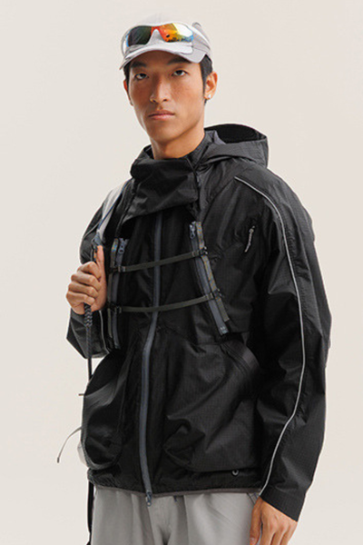Unisex Outdoor American Cargo Hood Waterproof Hiking Jacket