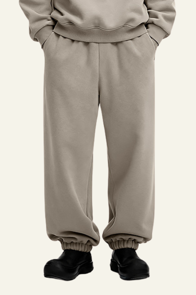 Men's Cotton Streetwear Drawstring Cuffed Sweatpants