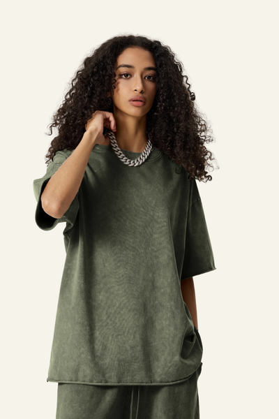 Women's Cotton Streetwear Vintage T-shirt