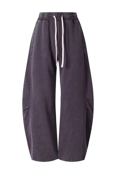 Unisex Summer Vintage Washed Cotton Drawstring Cargo Pants