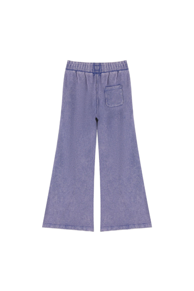 Men Fall 400gsm 100% Cotton Washed Pocket Flare Sweatpants