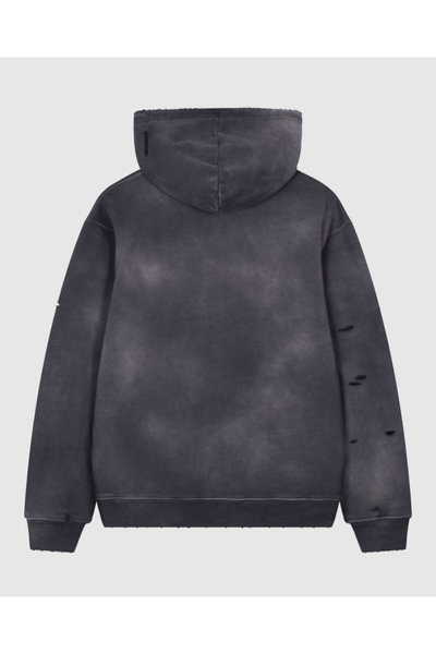 Men Fall Clothing 420G Ripped Washed Oversized Hoodie