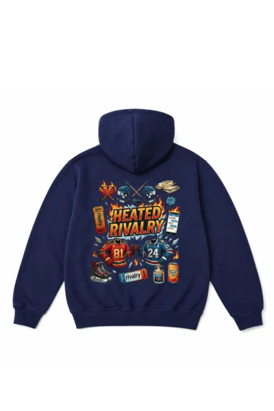 Men Fall Clothing Heated Rivalry Graphic Oversized Hoodie