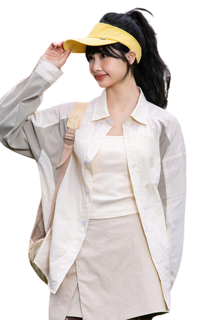 Unisex Summer Bright UPF50+ Long Sleeve Casual Shirt