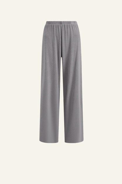 Women's Casual Drape-Style Straight-Leg Pants.